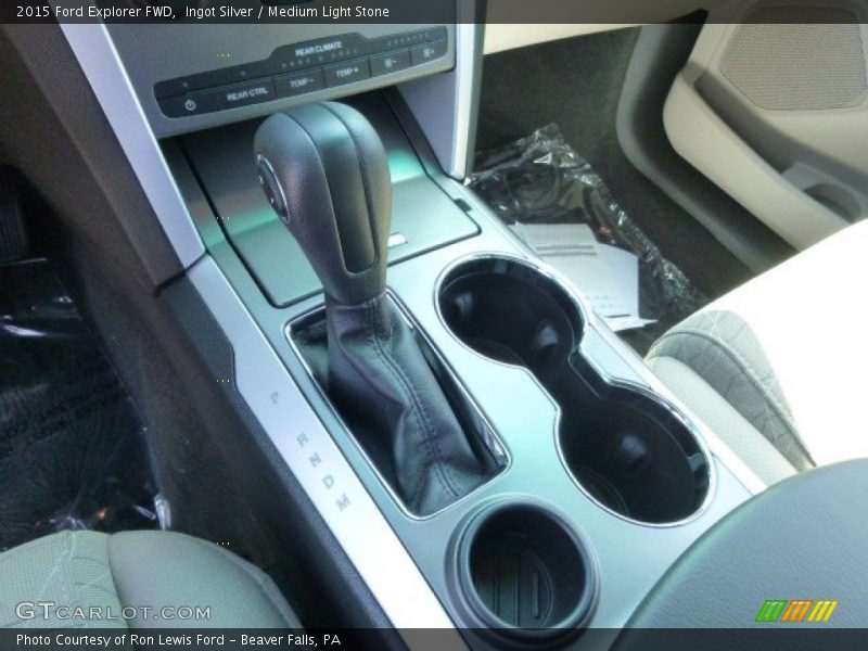 Ingot Silver / Medium Light Stone 2015 Ford Explorer FWD
