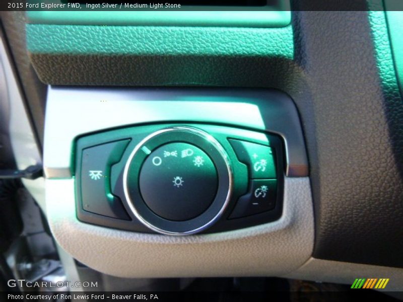 Ingot Silver / Medium Light Stone 2015 Ford Explorer FWD