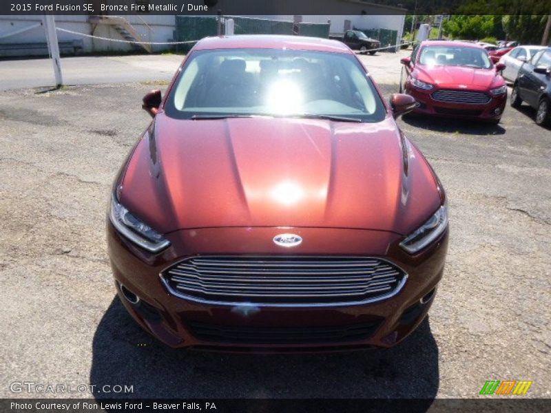  2015 Fusion SE Bronze Fire Metallic