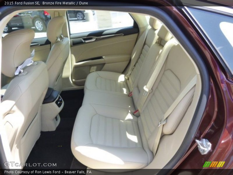 Bronze Fire Metallic / Dune 2015 Ford Fusion SE