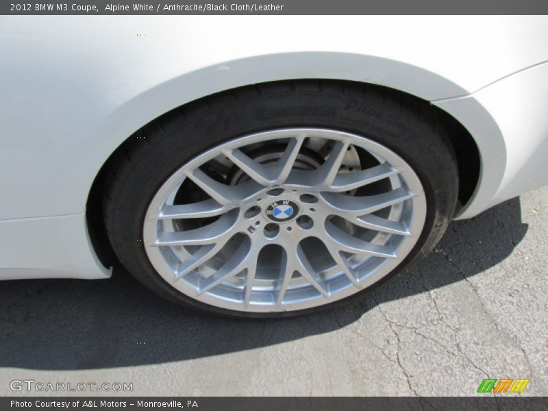 Alpine White / Anthracite/Black Cloth/Leather 2012 BMW M3 Coupe