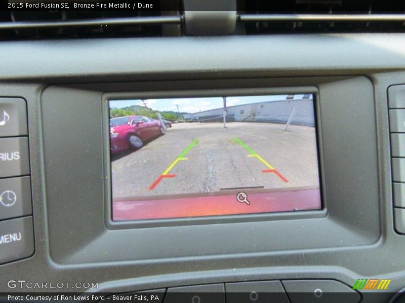 Bronze Fire Metallic / Dune 2015 Ford Fusion SE