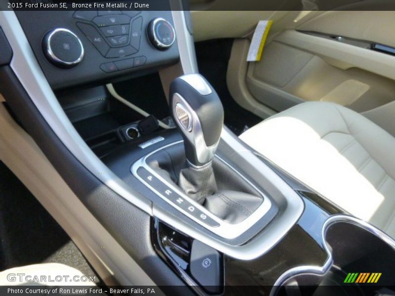 Bronze Fire Metallic / Dune 2015 Ford Fusion SE