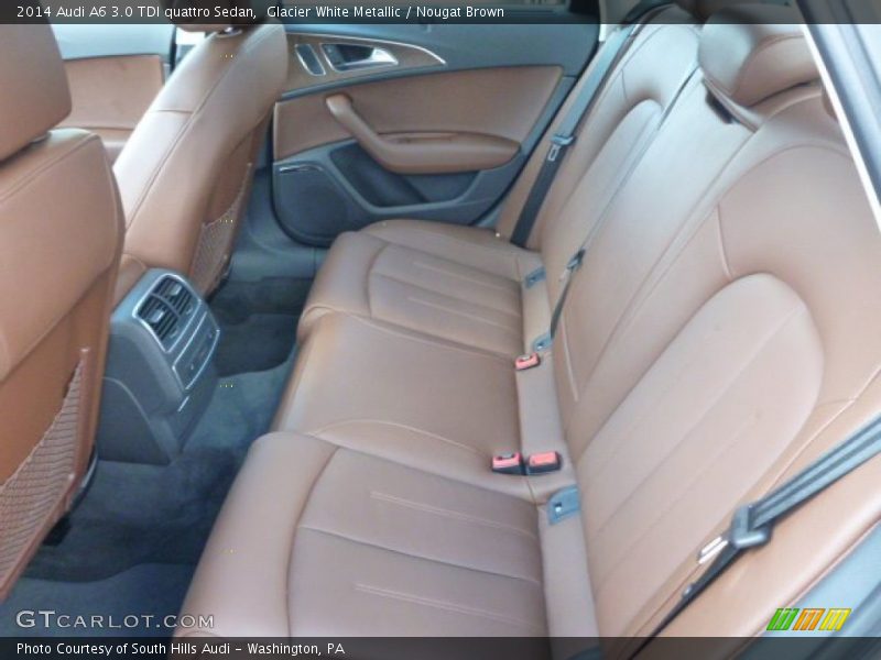 Glacier White Metallic / Nougat Brown 2014 Audi A6 3.0 TDI quattro Sedan