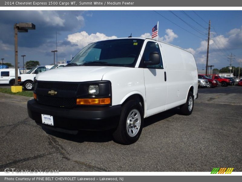 Summit White / Medium Pewter 2014 Chevrolet Express 1500 Cargo WT