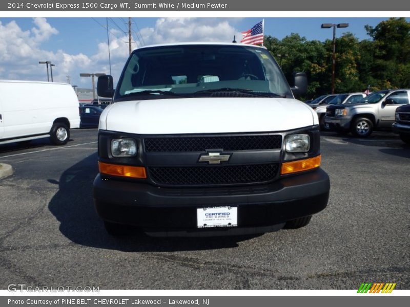 Summit White / Medium Pewter 2014 Chevrolet Express 1500 Cargo WT