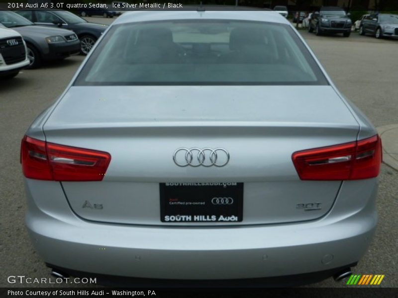 Ice Silver Metallic / Black 2014 Audi A6 3.0T quattro Sedan