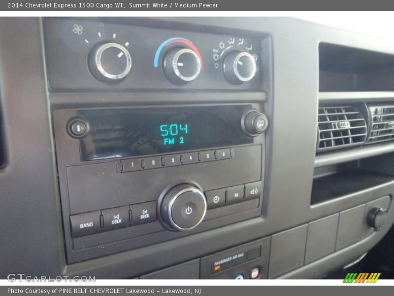 Summit White / Medium Pewter 2014 Chevrolet Express 1500 Cargo WT