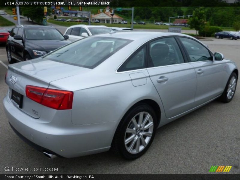 Ice Silver Metallic / Black 2014 Audi A6 3.0T quattro Sedan