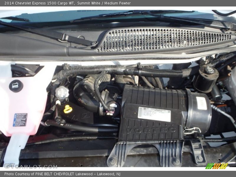 Summit White / Medium Pewter 2014 Chevrolet Express 1500 Cargo WT