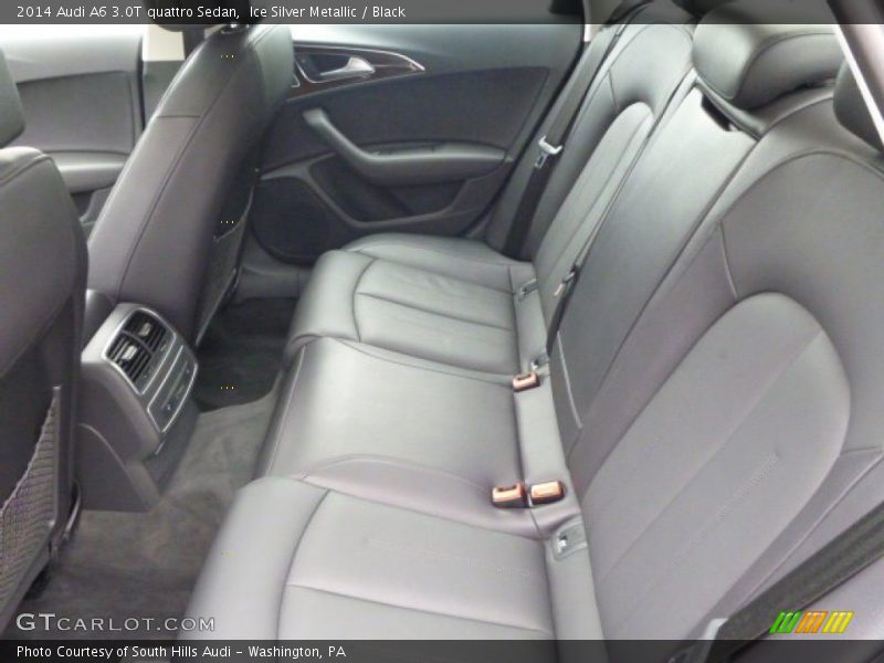 Ice Silver Metallic / Black 2014 Audi A6 3.0T quattro Sedan