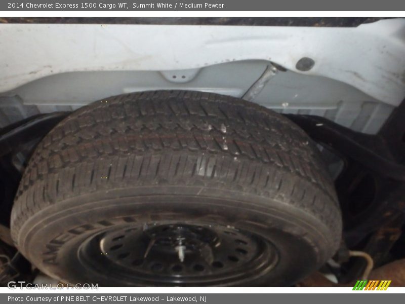 Summit White / Medium Pewter 2014 Chevrolet Express 1500 Cargo WT