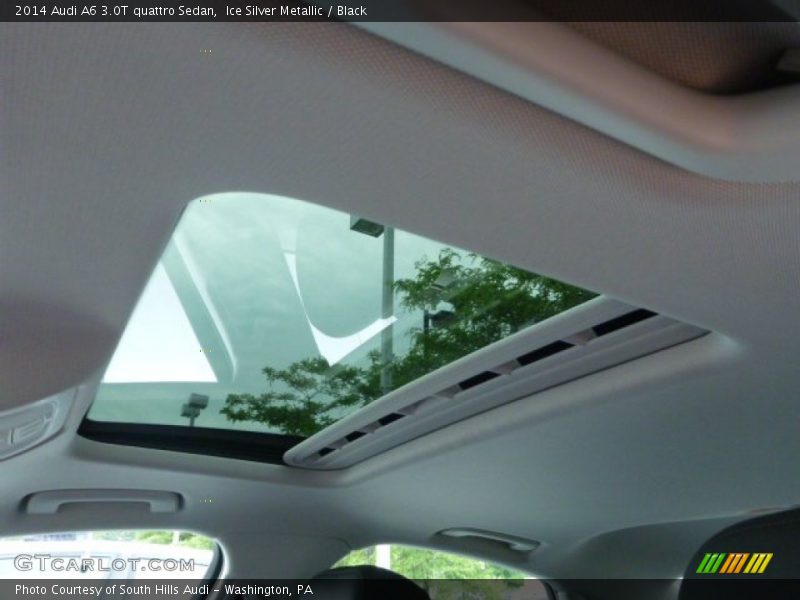 Ice Silver Metallic / Black 2014 Audi A6 3.0T quattro Sedan