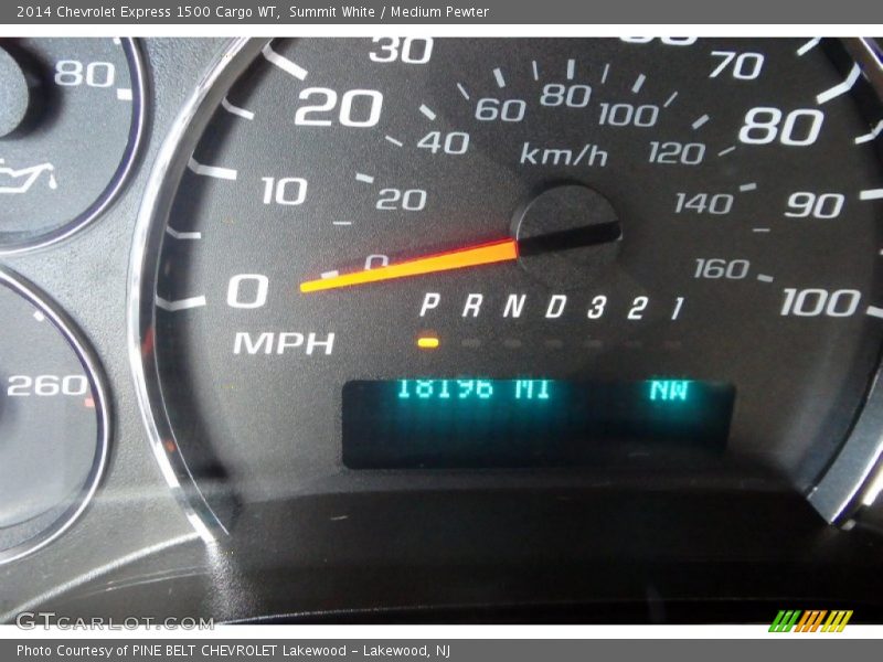 Summit White / Medium Pewter 2014 Chevrolet Express 1500 Cargo WT