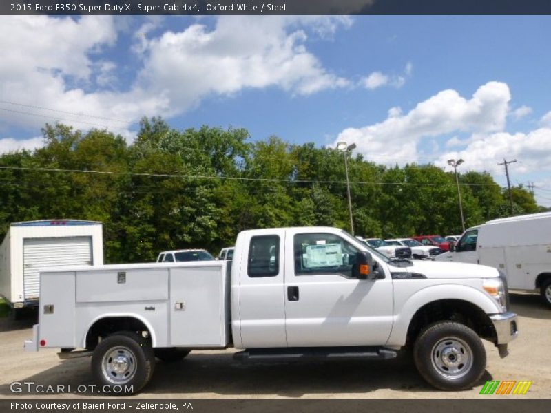 Oxford White / Steel 2015 Ford F350 Super Duty XL Super Cab 4x4