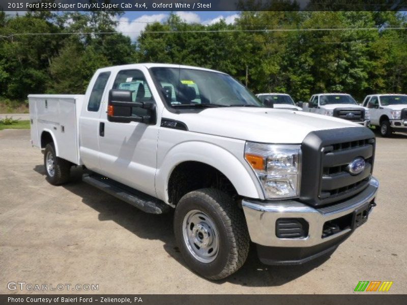Oxford White / Steel 2015 Ford F350 Super Duty XL Super Cab 4x4