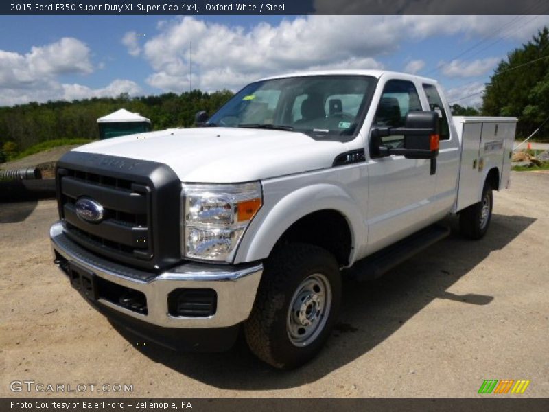 Oxford White / Steel 2015 Ford F350 Super Duty XL Super Cab 4x4