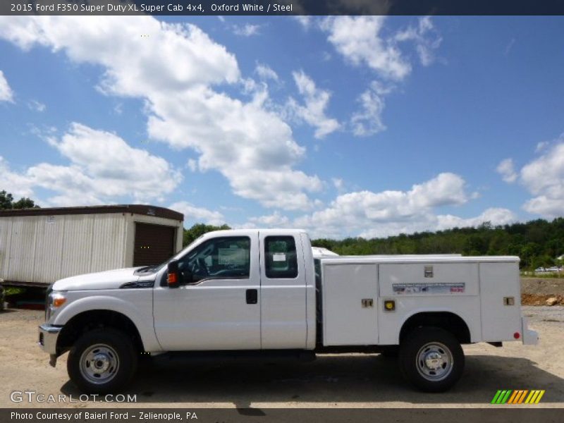 Oxford White / Steel 2015 Ford F350 Super Duty XL Super Cab 4x4