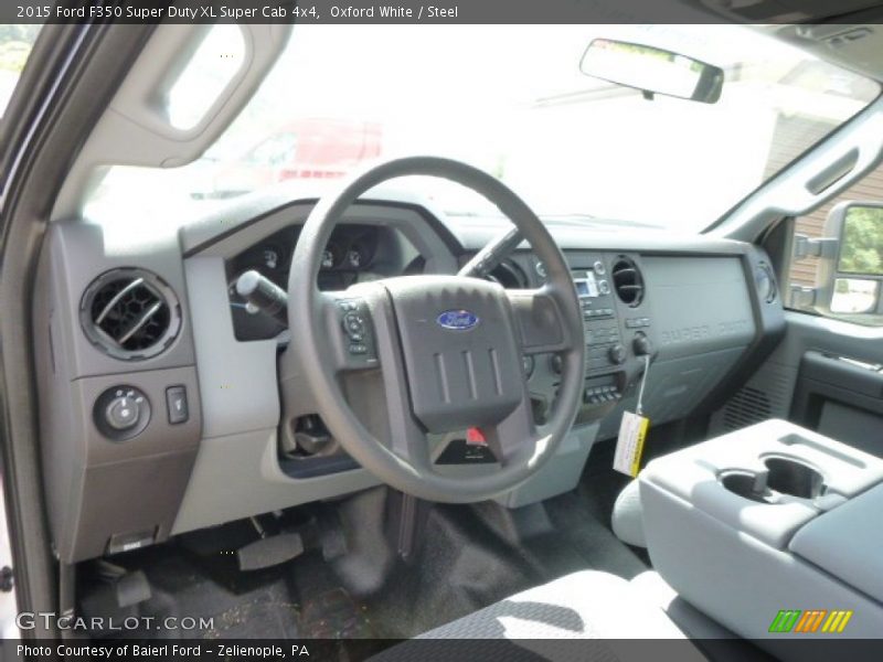 Oxford White / Steel 2015 Ford F350 Super Duty XL Super Cab 4x4