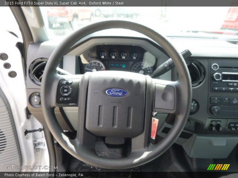 Oxford White / Steel 2015 Ford F350 Super Duty XL Super Cab 4x4
