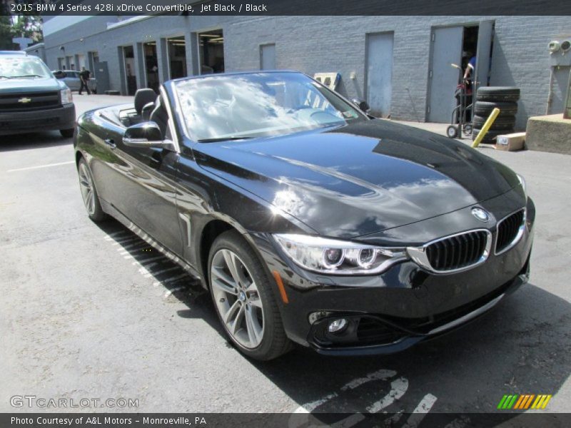 Jet Black / Black 2015 BMW 4 Series 428i xDrive Convertible