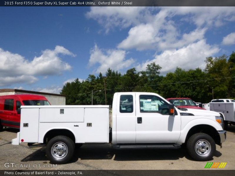 Oxford White / Steel 2015 Ford F350 Super Duty XL Super Cab 4x4 Utility