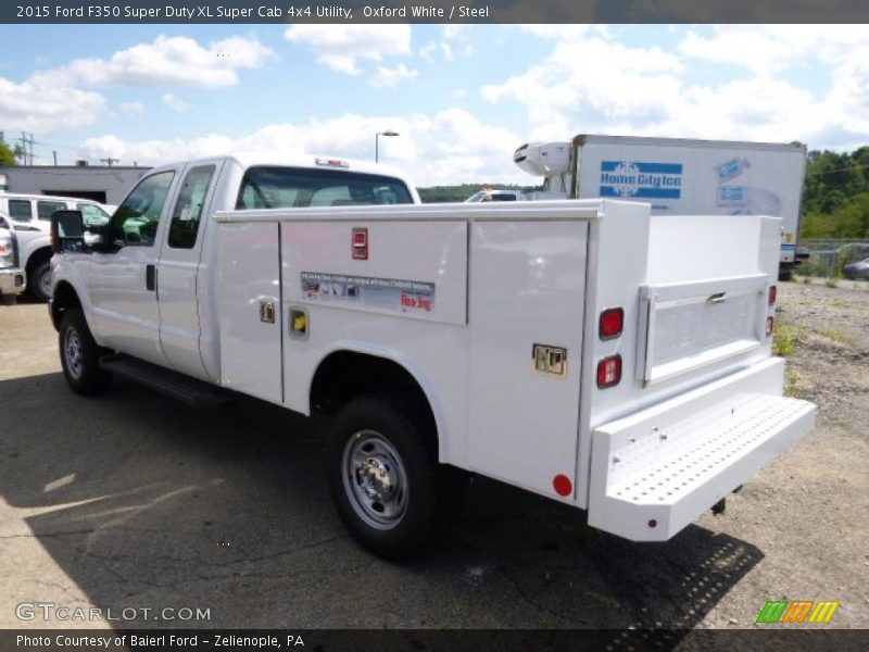 Oxford White / Steel 2015 Ford F350 Super Duty XL Super Cab 4x4 Utility