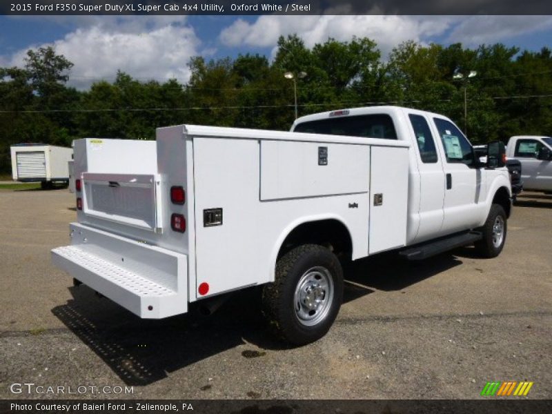 Oxford White / Steel 2015 Ford F350 Super Duty XL Super Cab 4x4 Utility
