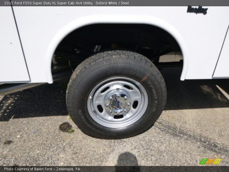 Oxford White / Steel 2015 Ford F350 Super Duty XL Super Cab 4x4 Utility
