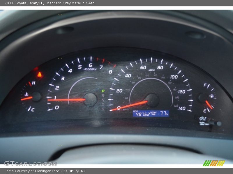 Magnetic Gray Metallic / Ash 2011 Toyota Camry LE