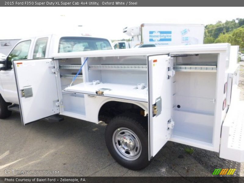Oxford White / Steel 2015 Ford F350 Super Duty XL Super Cab 4x4 Utility