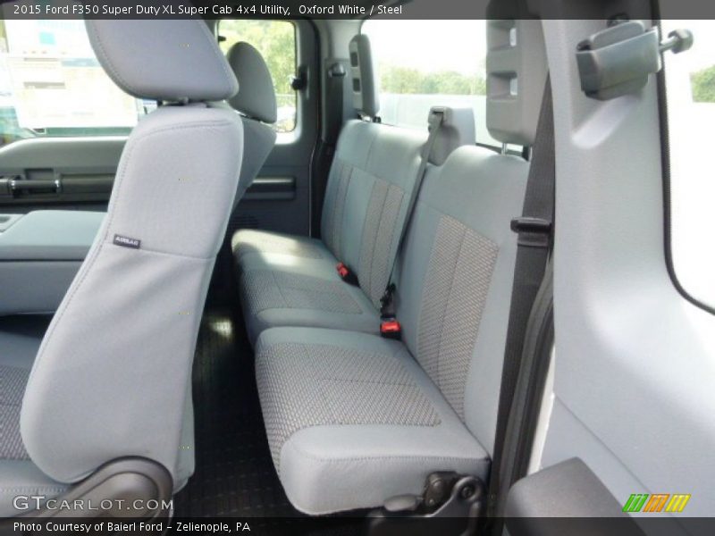 Oxford White / Steel 2015 Ford F350 Super Duty XL Super Cab 4x4 Utility