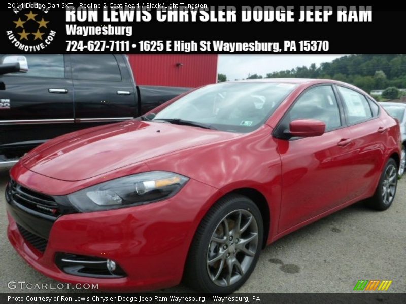 Redline 2 Coat Pearl / Black/Light Tungsten 2014 Dodge Dart SXT