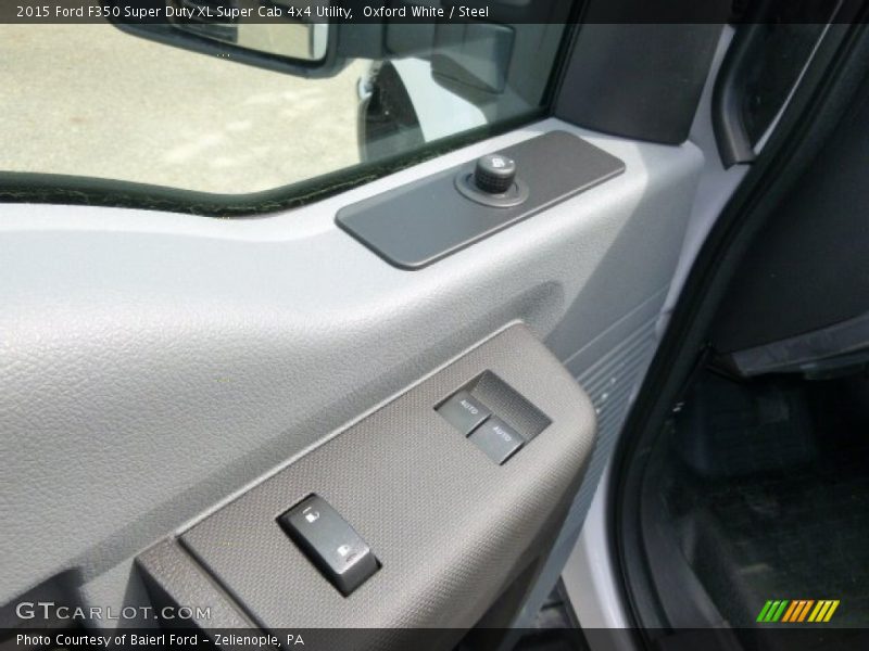 Oxford White / Steel 2015 Ford F350 Super Duty XL Super Cab 4x4 Utility
