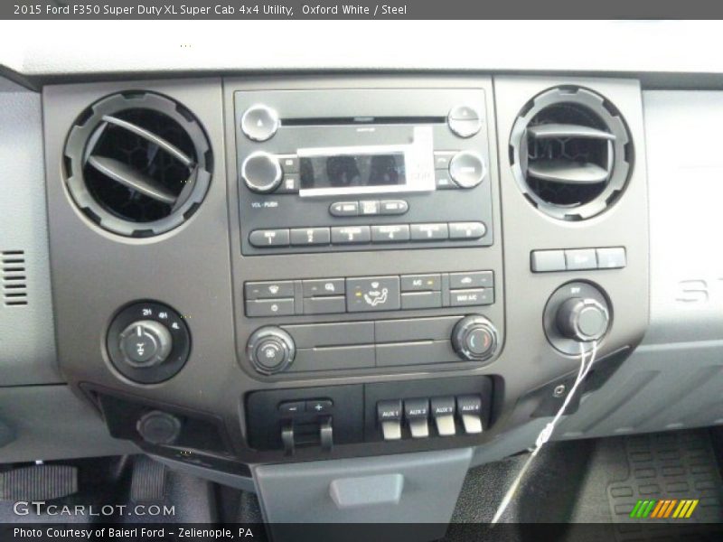 Oxford White / Steel 2015 Ford F350 Super Duty XL Super Cab 4x4 Utility