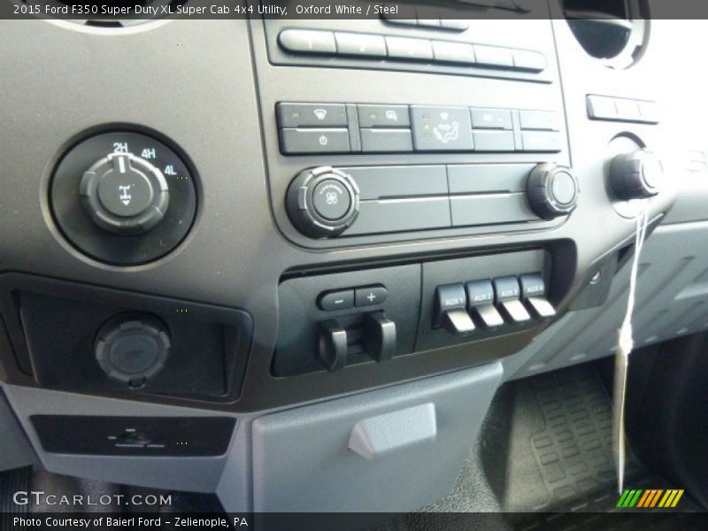Oxford White / Steel 2015 Ford F350 Super Duty XL Super Cab 4x4 Utility