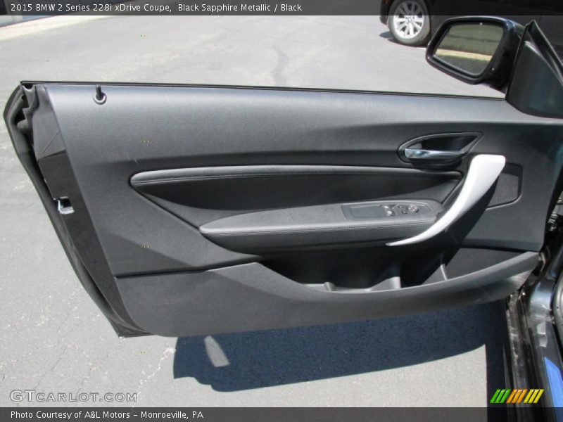 Black Sapphire Metallic / Black 2015 BMW 2 Series 228i xDrive Coupe