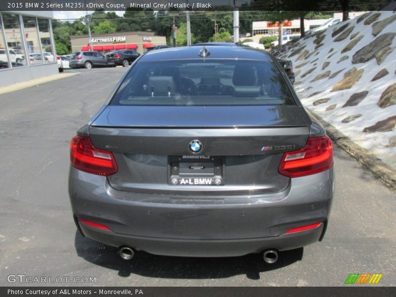 Mineral Grey Metallic / Black 2015 BMW 2 Series M235i xDrive Coupe