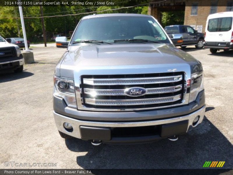 Sterling Grey / Steel Grey 2014 Ford F150 Lariat SuperCab 4x4