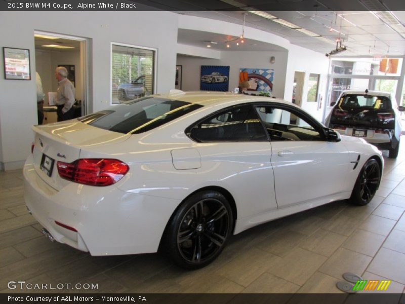 Alpine White / Black 2015 BMW M4 Coupe