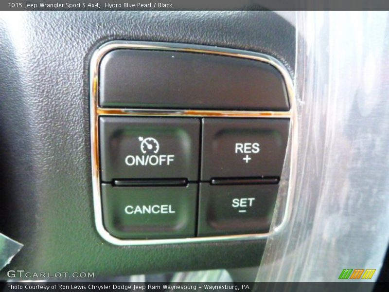 Controls of 2015 Wrangler Sport S 4x4