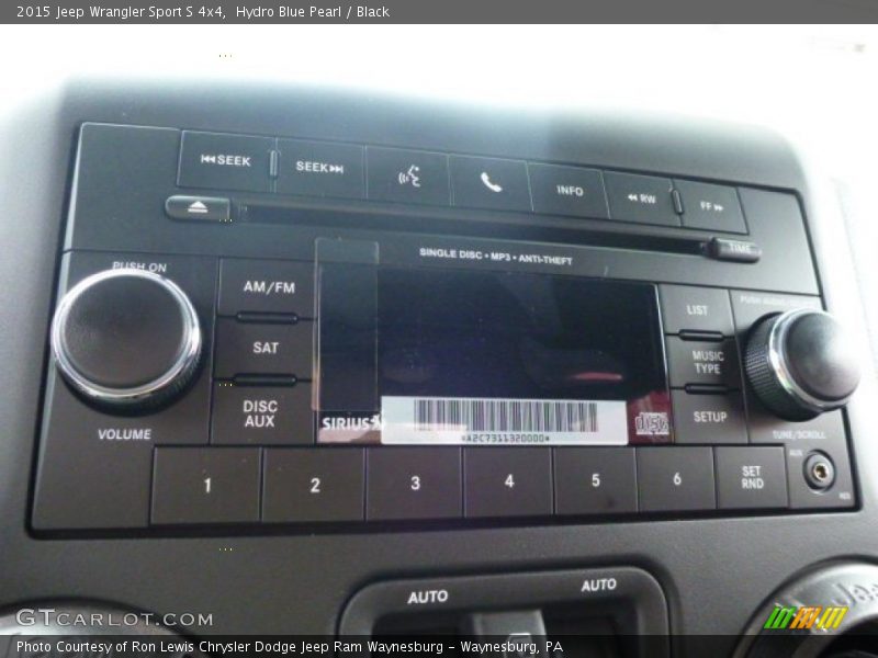 Audio System of 2015 Wrangler Sport S 4x4