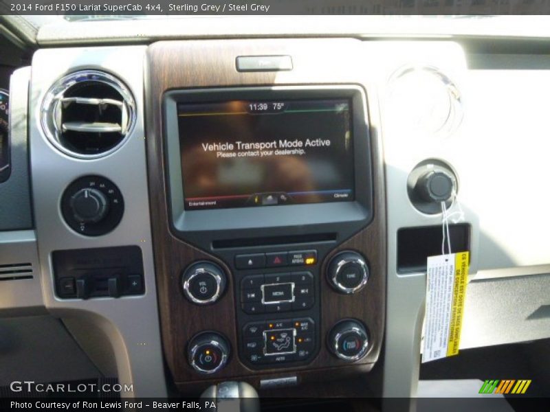 Sterling Grey / Steel Grey 2014 Ford F150 Lariat SuperCab 4x4
