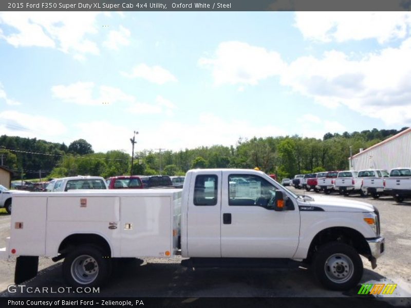 Oxford White / Steel 2015 Ford F350 Super Duty XL Super Cab 4x4 Utility