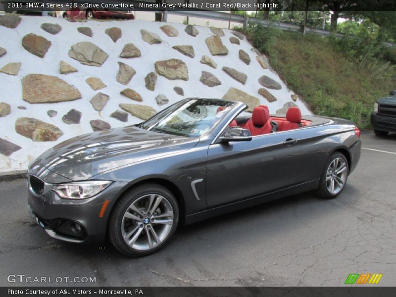 Front 3/4 View of 2015 4 Series 428i xDrive Convertible