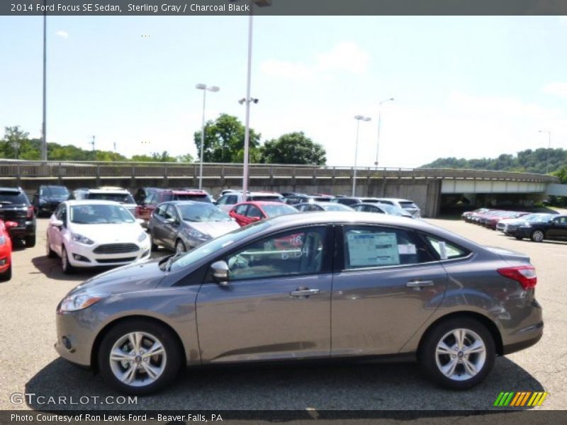 Sterling Gray / Charcoal Black 2014 Ford Focus SE Sedan