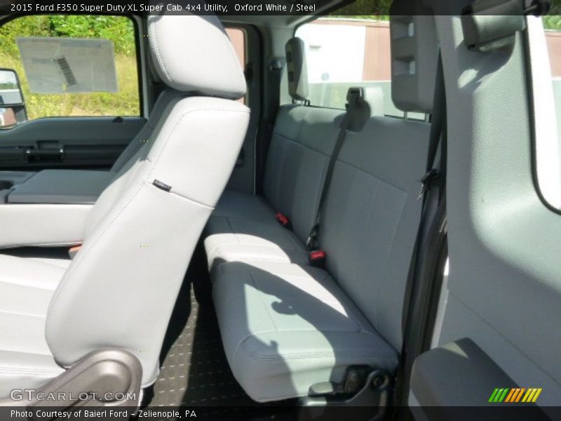 Oxford White / Steel 2015 Ford F350 Super Duty XL Super Cab 4x4 Utility