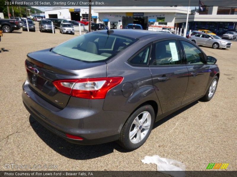 Sterling Gray / Charcoal Black 2014 Ford Focus SE Sedan