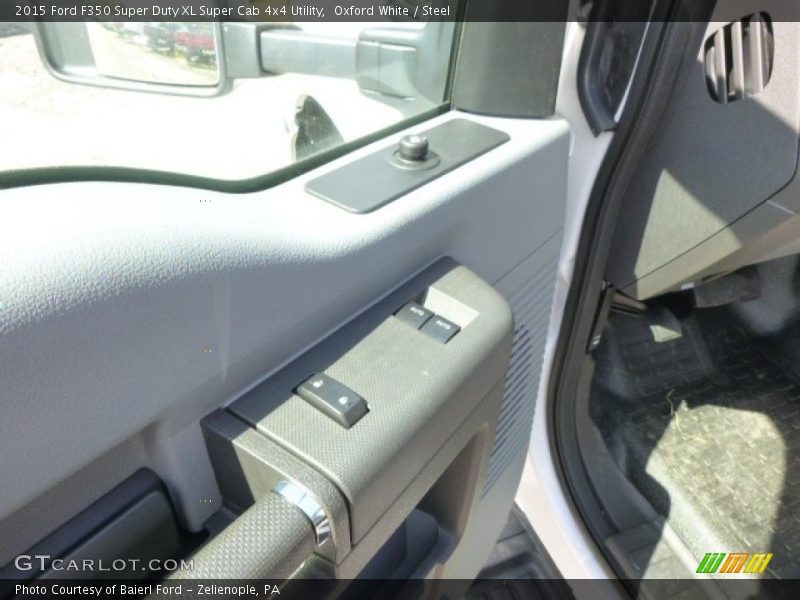 Oxford White / Steel 2015 Ford F350 Super Duty XL Super Cab 4x4 Utility