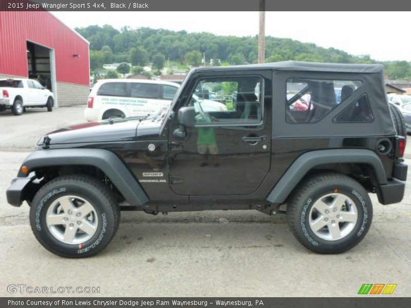 Black / Black 2015 Jeep Wrangler Sport S 4x4
